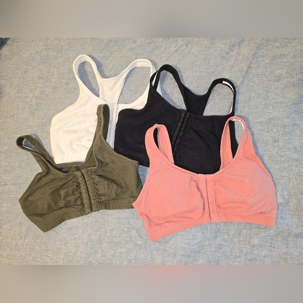 Lot of 4 Fruit of the Loom surgery bras